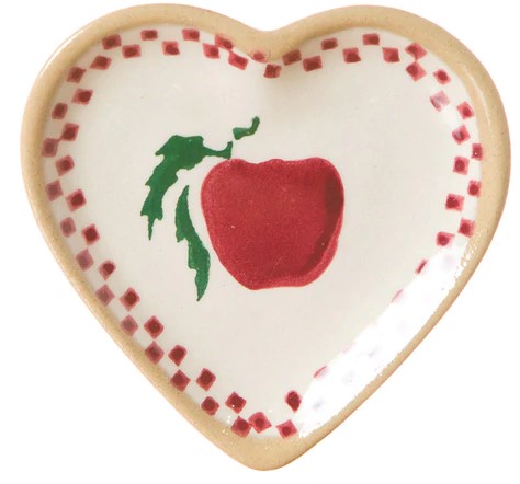 ハート・プレート　Tiny Heart Plate Apple